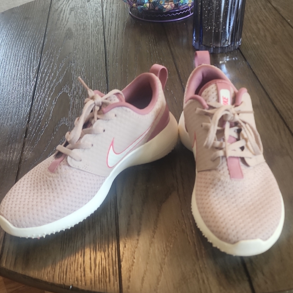Nike Pink and Cream Sneakers
